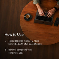 Instructional graphic with text reading 'How to Take' over a wooden table scene. A person's hands are visible using a laptop, with a cup of coffee and a smartphone nearby.